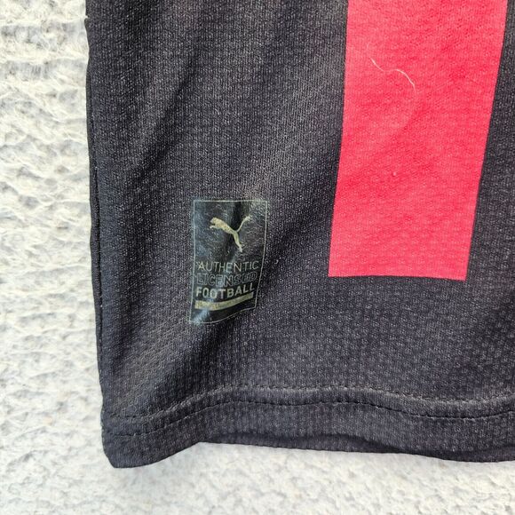 Puma AC Milan 22/23 Home Jersey Ronaldinho Size 22 Black Red Soccer Football - Picture 5 of 12